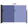 vidaXL Retractable Side Awning Blue