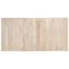 vidaXL Dining Table Bleached Mango Wood Solid Bleached Mango Wood