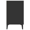 vidaXL Sideboard Black Manufactured wood 39.4 inches wide Sideboard