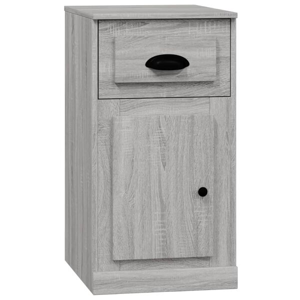vidaXL Side Cabinet Grey Sonoma Engineered Wood Standard Side Cabinet