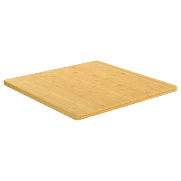 vidaXL Table Top Natural Bamboo 35.4 x 35.4 in Rounded corners