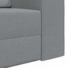 vidaXL Sofa Bed Light Grey 96.46 x 30.71 x 30.31 in Velvet