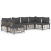 vidaXL Garden Lounge Set Anthracite, Dark Grey