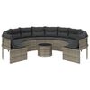 vidaXL Garden Sofa Grey, Dark Grey
