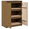 vidaXL Sideboard Honey brown Solid pine wood Medium Sideboard