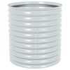 vidaXL Garden Raised Bed Silver Galvanized steel Medium Durable