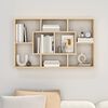 vidaXL Wall Shelf Sonoma Oak Engineered Wood Medium Wall Shelf