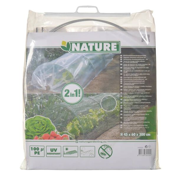 Nature Grow Tunnel Transparent Polyethylene (LDPE) Medium Durable