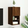 vidaXL TV Cabinet Brown Oak Engineered Wood Small TV Cabinet
