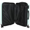 vidaXL Suitcase 3 pcs Mint green 19.69 x 12.20 x 30.71 in ABS Plastic