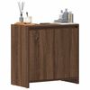 vidaXL Bathroom Cabinet Brown oak Engineered wood Medium