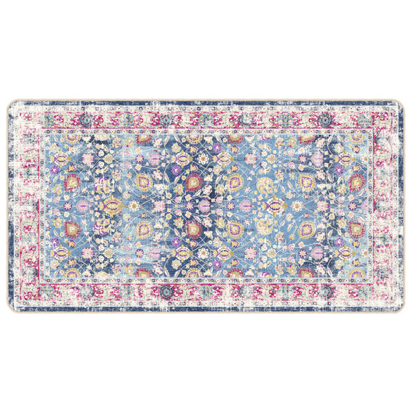 vidaXL Rug Multicolored 100% Polyester 31.5 x 59.1 in Non-slip