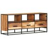 vidaXL TV Cabinet Natural wood, Black