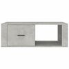 vidaXL Coffee Table Concrete grey Engineered wood Medium Coffee Table