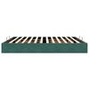 vidaXL Ottoman Bed Dark Green
