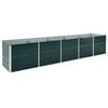 vidaXL Raised Bed Green Galvanized steel Extra Large Durable