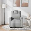vidaXL Massage Recliner Chair Light grey