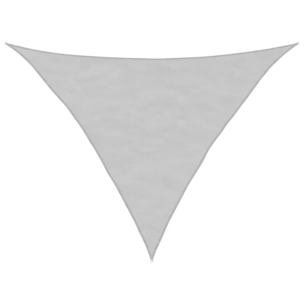 vidaXL Sun Shade Sail Light grey Polyester Oxford with PU coating