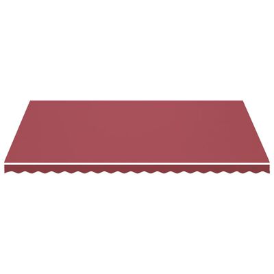 vidaXL Replacement Fabric for Awning Burgundy Red 16.4'x11.5'