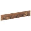 vidaXL Hall Hanger Natural Wood Solid Reclaimed Wood Medium