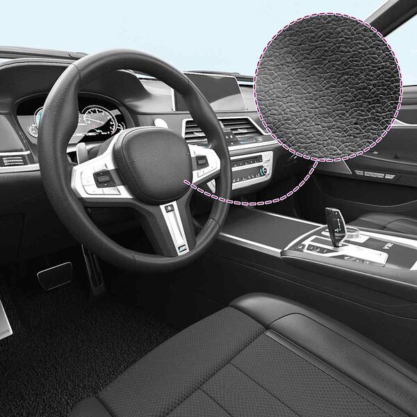 vidaXL Car Films 2 pcs Matt Black 39.4x59.1"+19.7x59.1"