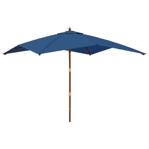vidaXL Garden Parasol Azure blue