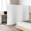 vidaXL Room Divider White 65.0x236.2" Bamboo