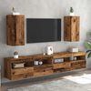 vidaXL TV Cabinet Set of 2 Rustic wood Engineered wood Medium