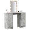 vidaXL Dressing Table with Storage Light Grey 40.16 x 12.99 x 53.15 in