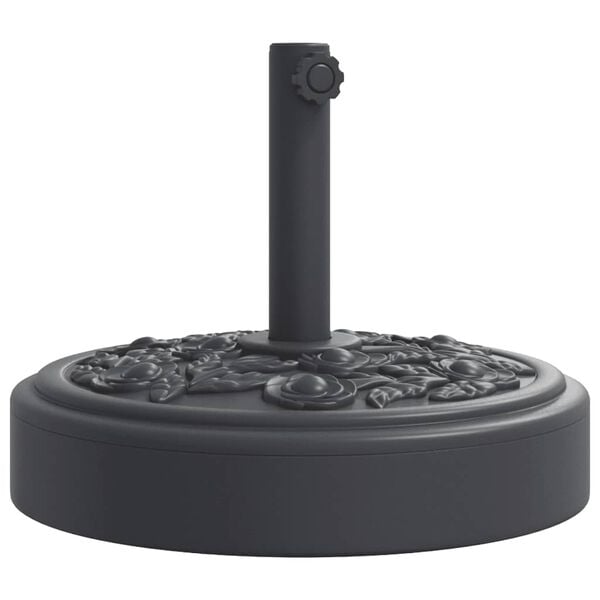 vidaXL Umbrella Base Black Polyethylene and Concrete 55 lb