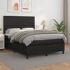 vidaXL Box Spring Bed Black