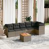 vidaXL Garden Sofa Set Grey