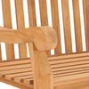 vidaXL Patio Bench with Cushion 47.2" Solid Teak Wood