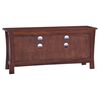 vidaXL TV Cabinet Classic Brown Solid Mahogany Wood 39.4 x 11.8 x 17.7 in