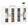 vidaXL Wall Mounted Cabinet Set of 2 White Engineered wood