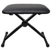 vidaXL Adjustable Keyboard & Piano Stool Foldable