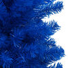vidaXL Artificial Christmas Tree Blue PVC, steel, plastic 47.2 in