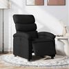 vidaXL Electric Recliner Chair Black 100% polyester, metal, plywood Medium
