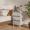 vidaXL Bed Cabinet Grey Sonoma Engineered wood Bed Cabinet Rectangular