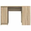 vidaXL Desk Sonoma oak Engineered wood Large Desk Rectangular