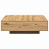 vidaXL Coffee Table Artisan Oak 39.37 x 39.37 x 12.20 in