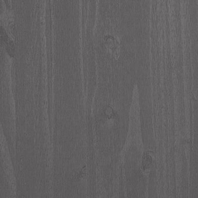vidaXL Coffee Table HAMAR Light Gray 39.4"x21.7"x13.8" Solid Wood Pine