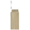 vidaXL Dressing Table Set Sonoma oak Engineered wood, Glass Standard