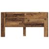 vidaXL Headboard Old Wood 78.74 x 5.91 x 40.75 in Engineered Wood