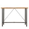 vidaXL Bar Table Reclaimed Teak Solid reclaimed teak 59.1 x 27.6 x 41.7 in