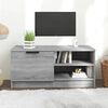 vidaXL TV Cabinet Gray Sonoma Engineered Wood TV Cabinet Rectangular