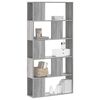 vidaXL Bookcase Grey Sonoma Engineered Wood Medium Bookcase