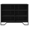 vidaXL Sideboard Black Engineered wood 39.8x14.0x29.3 in Sideboard