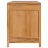 vidaXL TV Cabinet Teak Brown Solid Teak Wood Medium