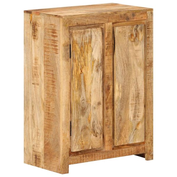 vidaXL Sideboard 21.7"x13"x29.5" Solid Wood Mango